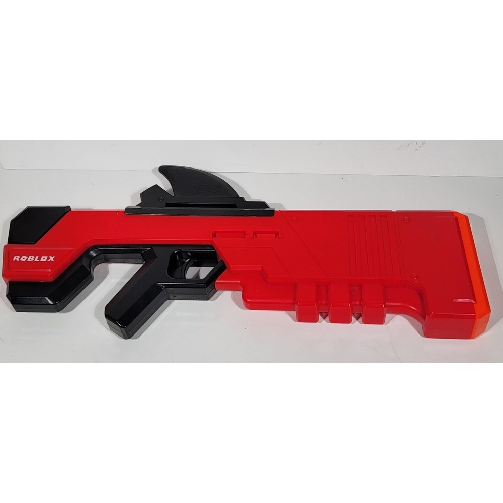 Roblox Nerf Gun MM2 Shark Seeker Foam Dart Gun Blaster. ( Without Fins & Darts)
